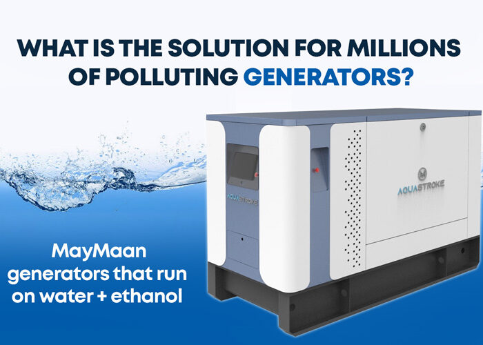 Aquastroke generator, what is the solution for polluting?