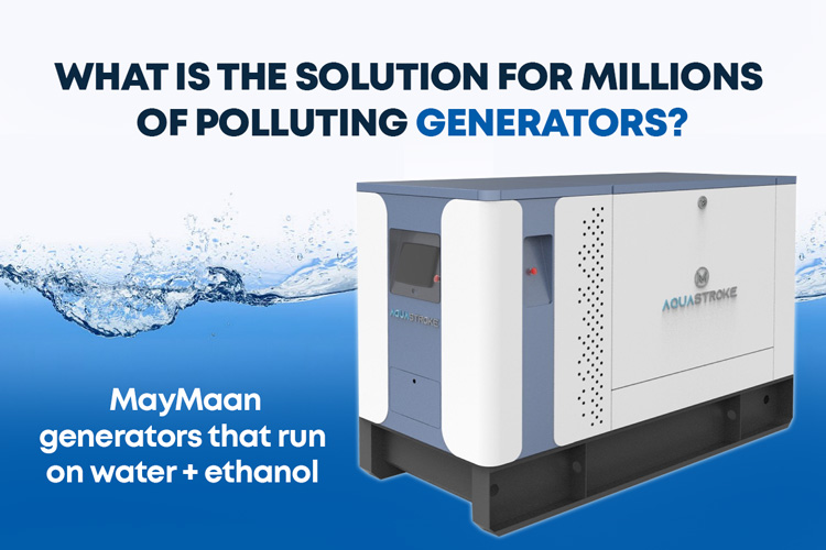 Aquastroke generator, what is the solution for polluting?