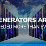 Generators powering servers